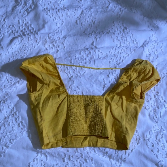 UO Mustard summer top and skirt - Picture 4 of 6